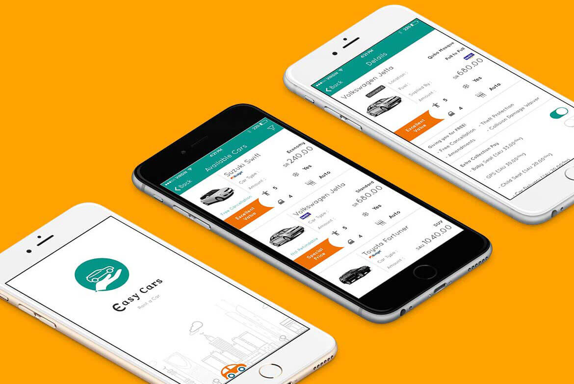 Easy Cars — Car Rental Booking App